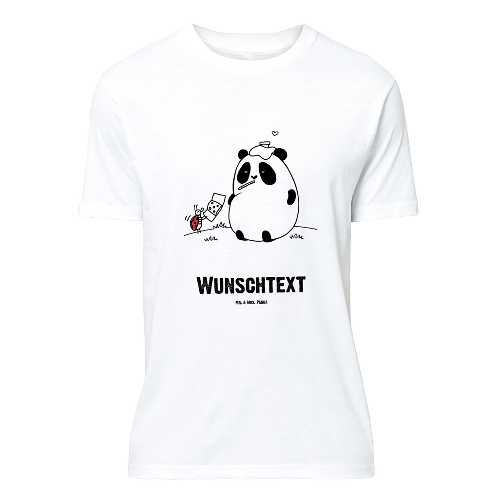 Personalised T-Shirt Panda Get well soon T-Shirt mit Namen, T-Shirt Personalisiert, T-Shirt mit Aufruck