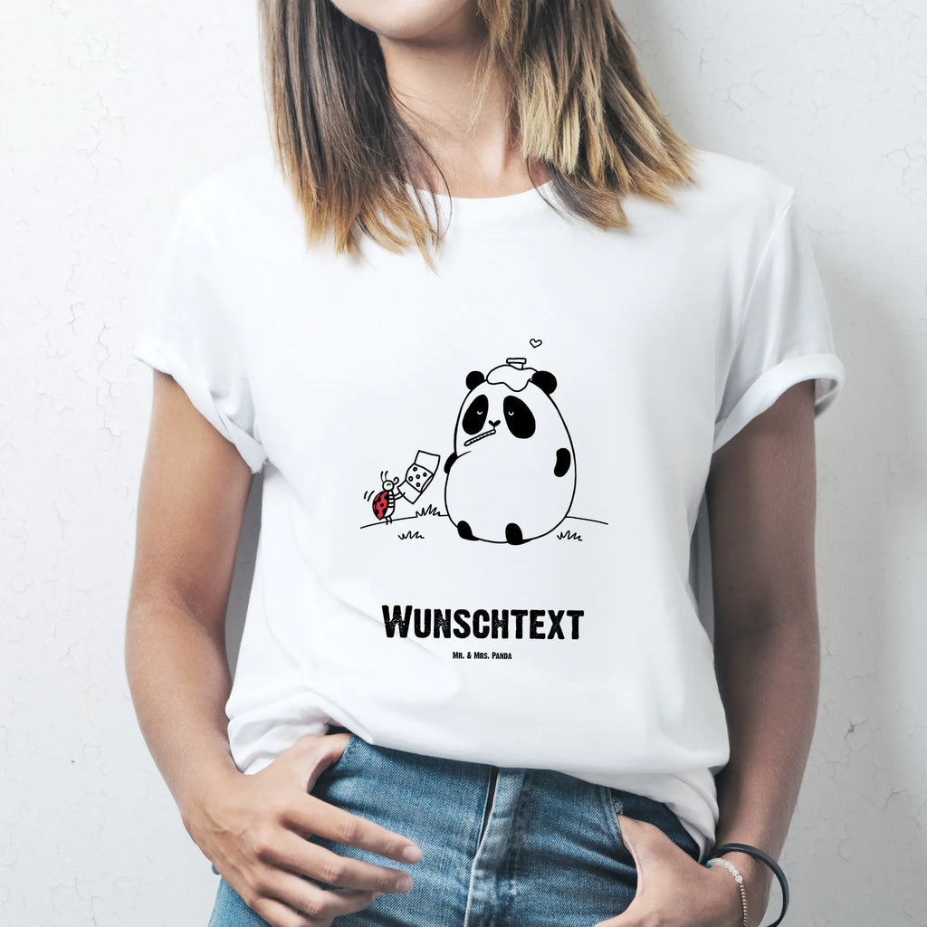 Personalised T-Shirt Panda Get well soon T-Shirt mit Namen, T-Shirt Personalisiert, T-Shirt mit Aufruck