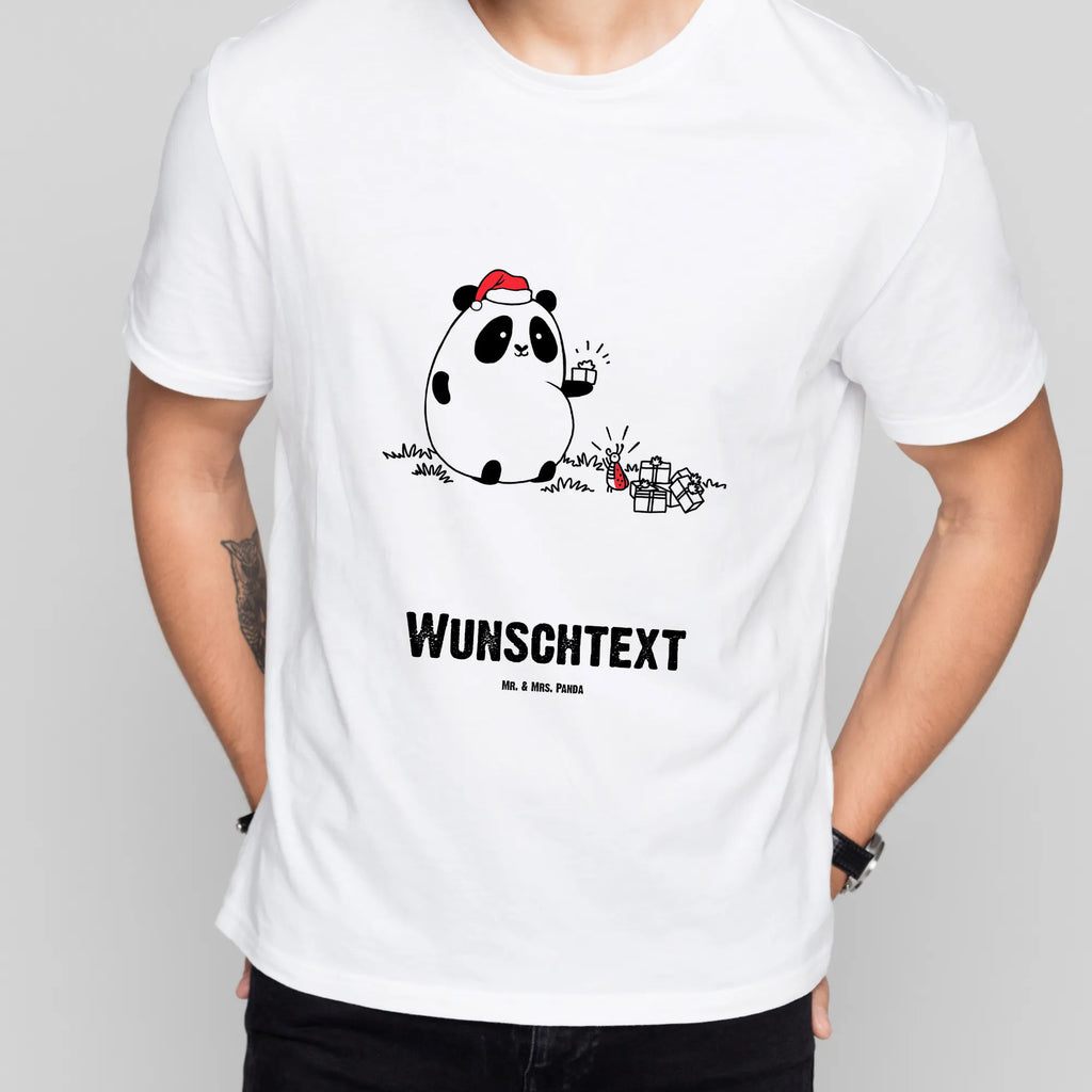 Rozmiar L Personalizowana koszulka Panda Prezent świąteczny T-Shirt mit Aufruck, T-Shirt mit Namen, T-Shirt Personalisiert
