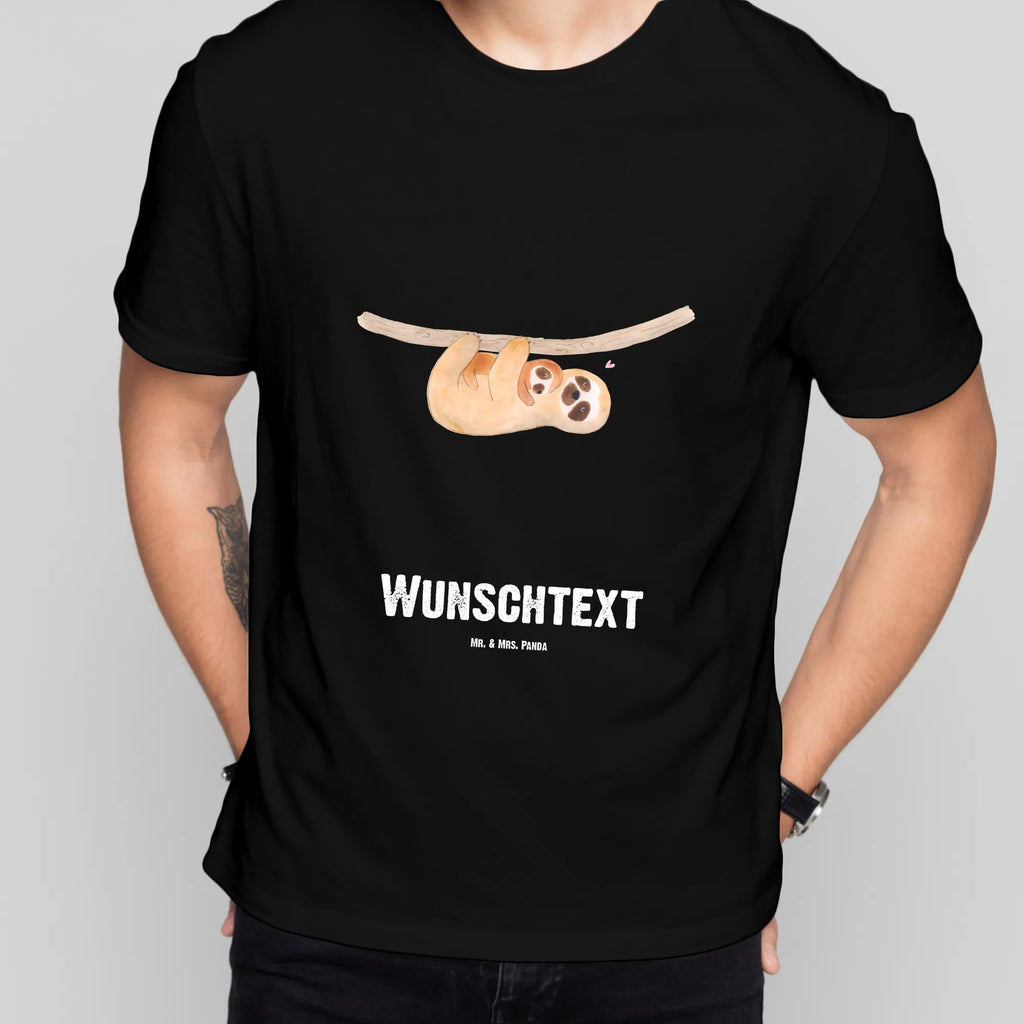 Rozmiar L Personalizowana koszulka leniwiec Dziecko T-Shirt Personalisiert, T-Shirt mit Aufruck, Bedrucken, Wunschtext, T-Shirt mit Namen, Faultier Deko, Faultier Geschenk, Faultier, Spaß, Liebe, Baby, Mama, Niedlichkeit, Kinder, Kind, Faulheit, Mutter, Geburt