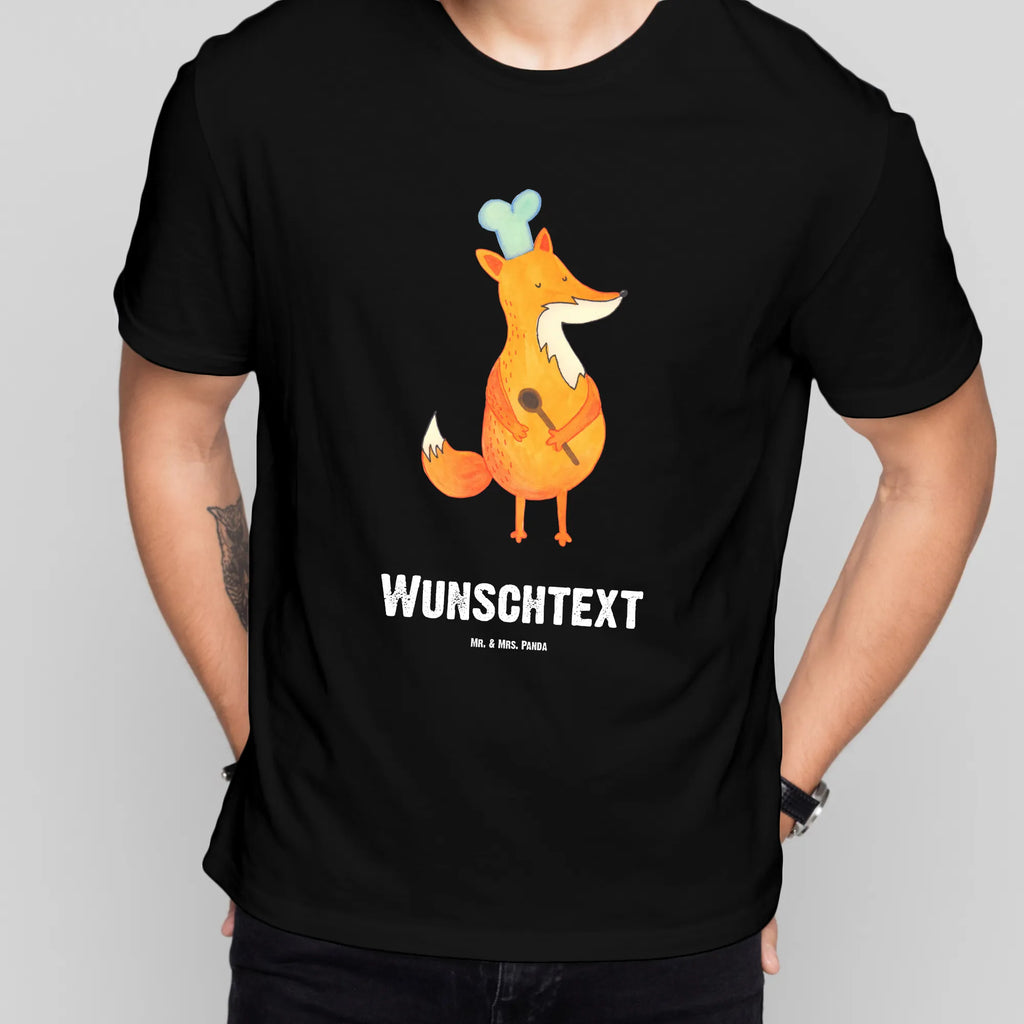 Personalisiertes T-Shirt Fuchs Koch T-Shirt mit Namen, T-Shirt Personalisiert, Frauen, Bedrucken, T-Shirt mit Aufruck, Männer, Wunschtext, Fuchs, Küche Spruch, Füchse, Köche, Koch Geschenk, witzig, Bäcker, Spruch lustig, Küche Deko, Party Spruch