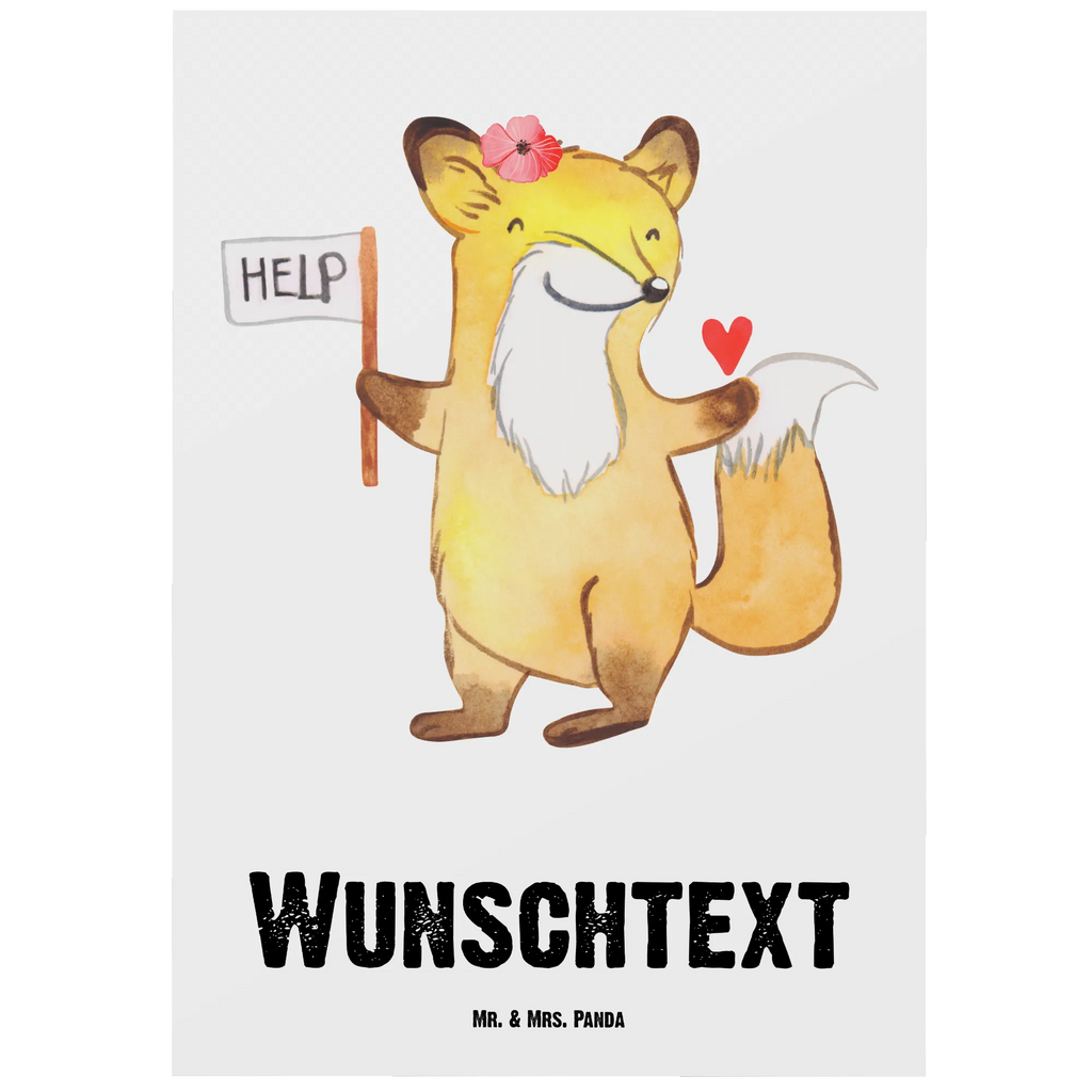 Personalised postcard social worker Heart gift, gift idea, best, farewell gift, passing exam, anniversary, retirement, promotion, job start, sayings, funny, profession