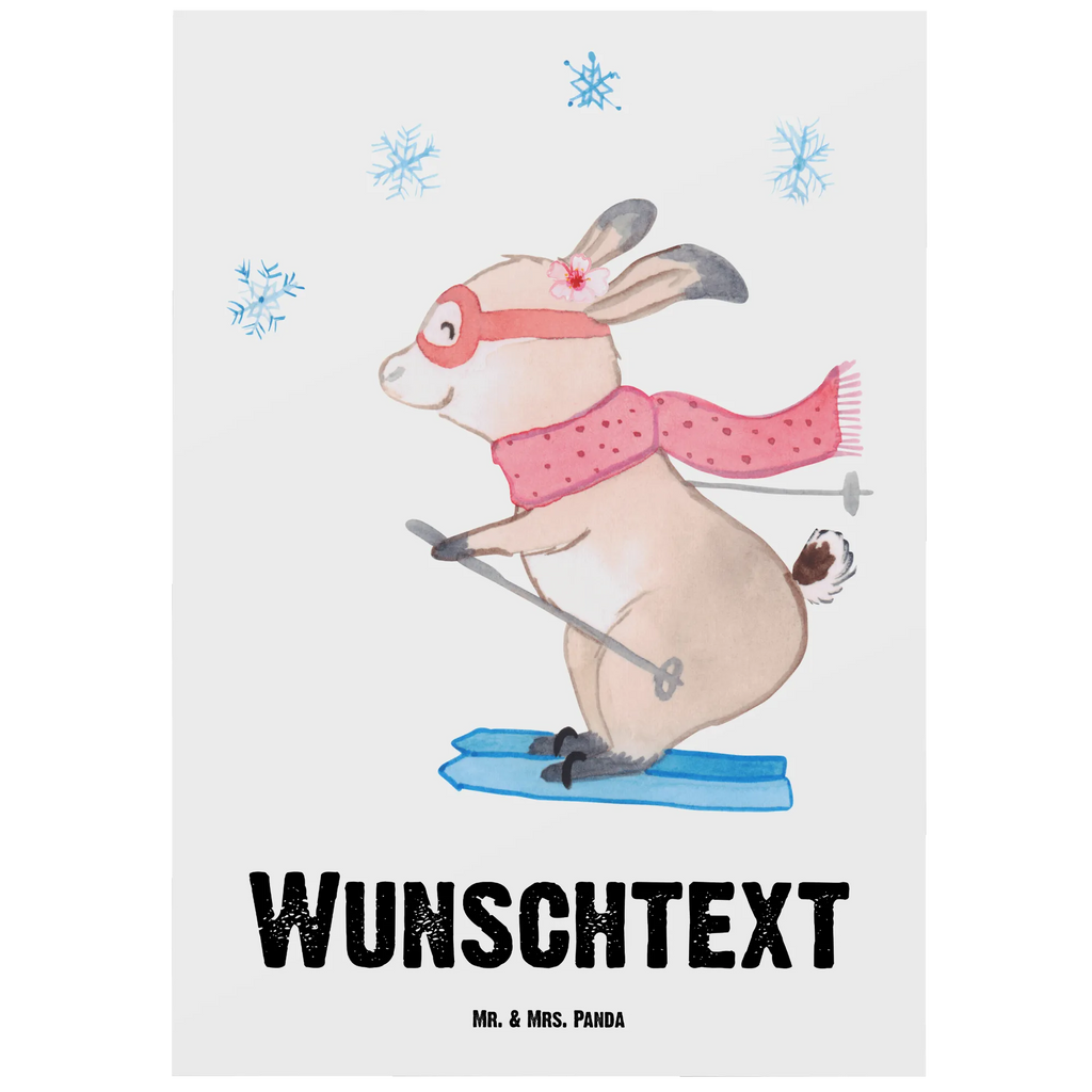 Personalizowana kartka pocztowa Instruktorka narciarska serce Zawód, Wykształcenie, Jubileusz, Pożegnanie, Emerytura, Kolega, Koleżanka, Prezent, Dawać, Pracownik, Współpracownik, Firma, Dziękuję, Dziękuję bardzo