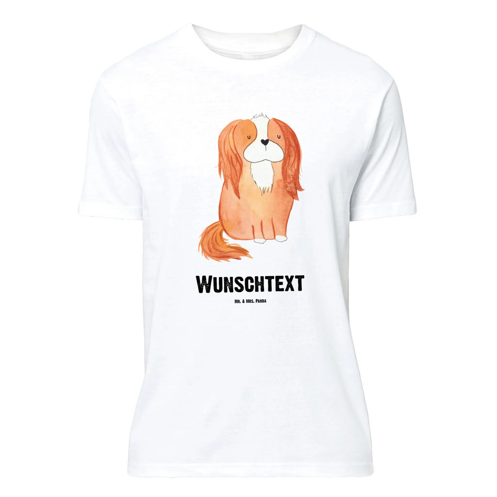 Rozmiar L Personalizowana koszulka pies Cavalier King Charles Spaniel T-Shirt mit Aufruck, T-Shirt Personalisiert, T-Shirt mit Namen, Wunschtext, Bedrucken, Hundemotiv, Hund, Haustier, Tierliebhaber, Sprüche, Hunderasse, Hundebesitzer, Schönster Hund, Spaniel, Cockerspaniel, Cavalier King Charles Spaniel, Spruch