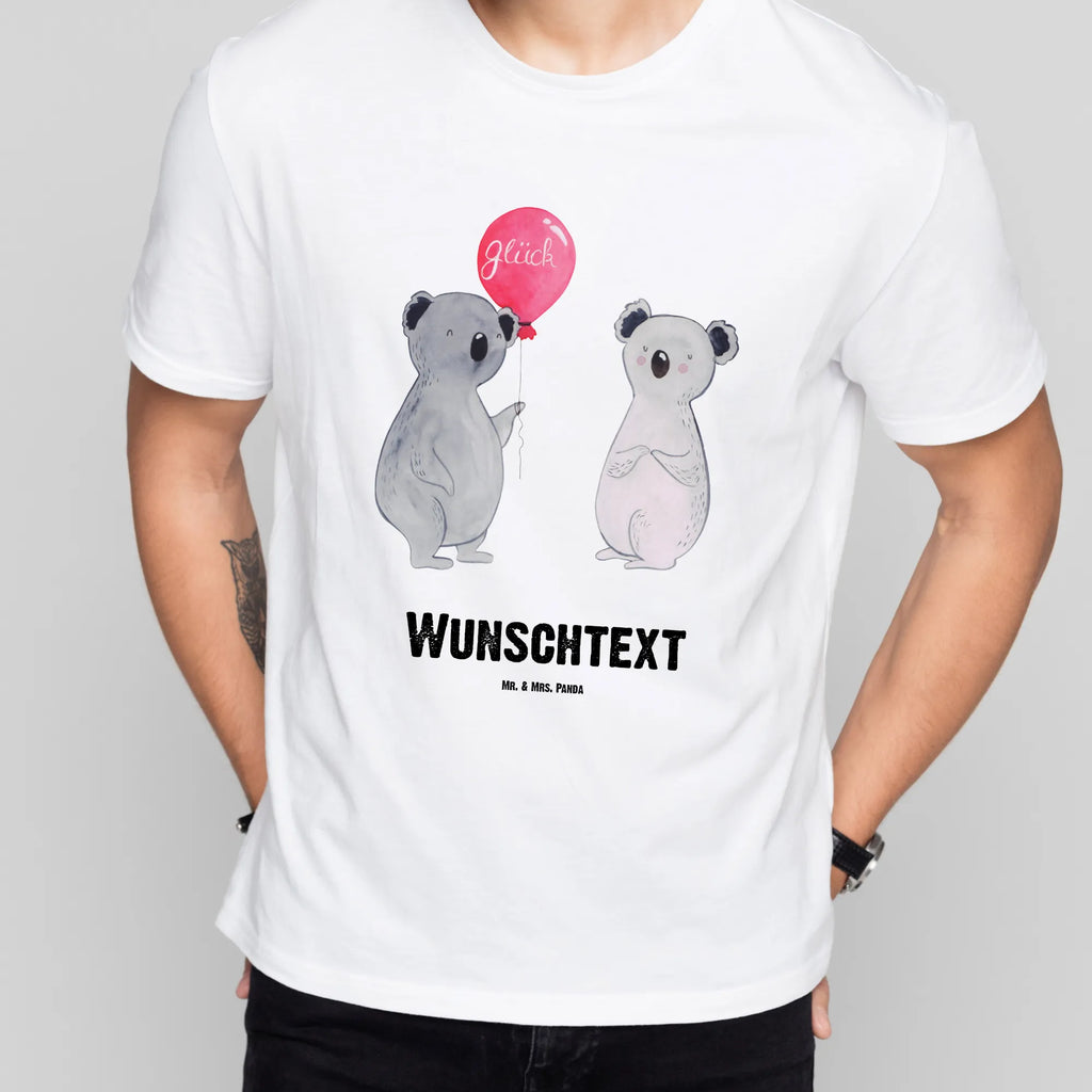 Rozmiar L Personalizowana koszulka koala balon T-Shirt mit Aufruck, T-Shirt mit Namen, T-Shirt Personalisiert, Koalabär, Koala, Geschenk, Luftballon, Party, Geburtstag
