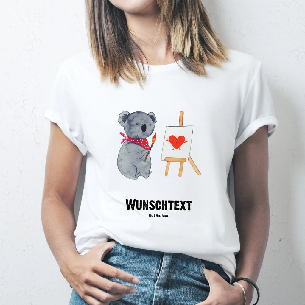 Rozmiar L Personalizowana koszulka koala artysta T-Shirt mit Namen, T-Shirt mit Aufruck, T-Shirt Personalisiert, Koalabär, Koala, Künstler, Liebensbeweis, Zeichnen, Gefühle, Liebe, Liebesgeschenk