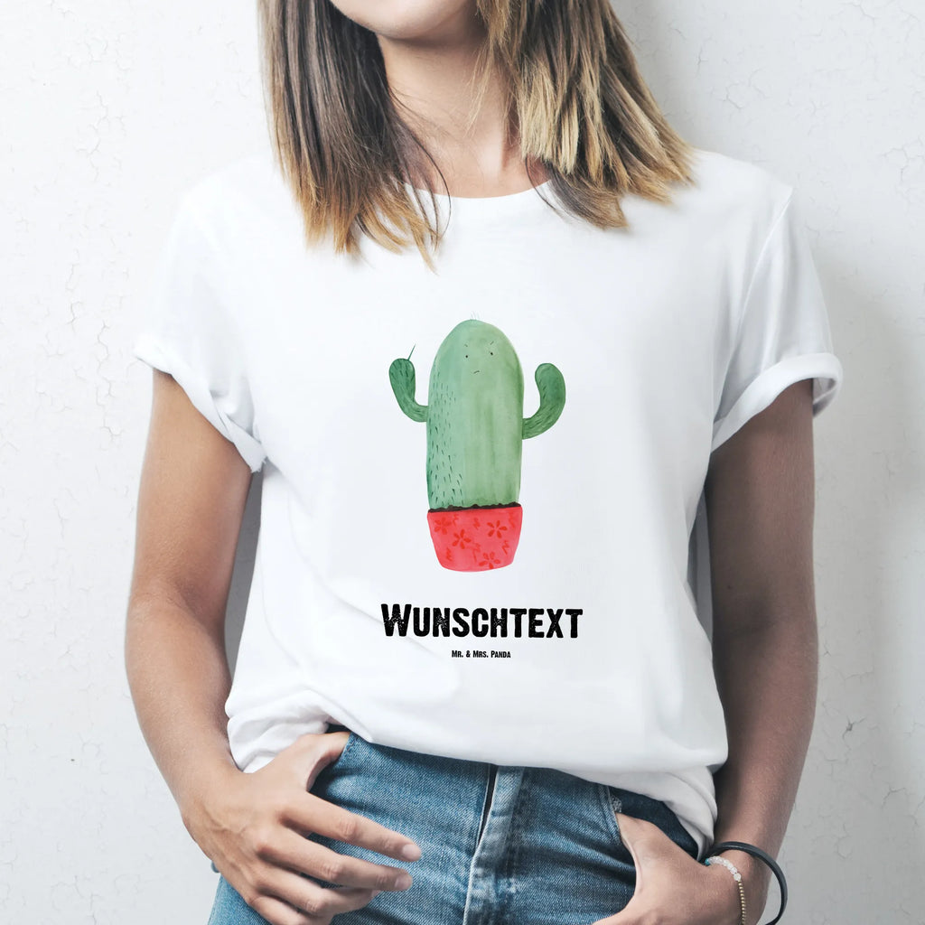 Rozmiar L Personalizowana koszulka Kaktus gniew T-Shirt mit Namen, Wunschtext, T-Shirt Personalisiert, Bedrucken, T-Shirt mit Aufruck, Kaktus, Kakteen, Büro, Kollege, Schule, Kollegin, ärgern, wütend, Chefin, Büroalltag