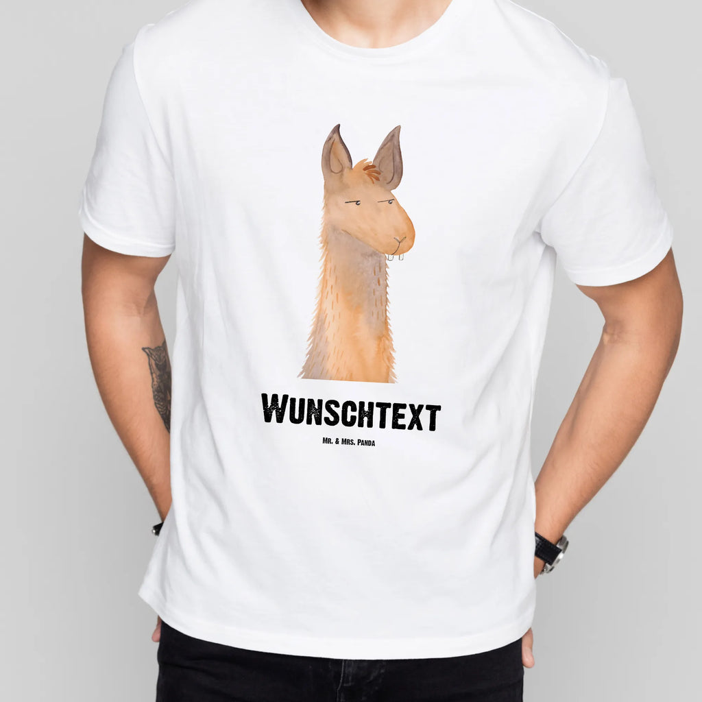 Personalisiertes T-Shirt Lamakopf genervt Bedrucken, T-Shirt mit Namen, T-Shirt Personalisiert, T-Shirt mit Aufruck, Wunschtext, Alpaka, Lama, Partnerin, Recht haben, Genervt sein, Lamas, Freundin, Büroalltag, Büro, Azubi, Chef, Beste Freundin, Chefin