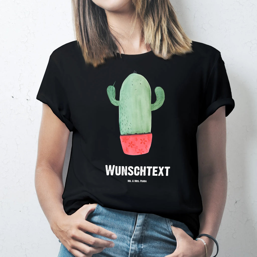 Rozmiar L Personalizowana koszulka Kaktus gniew T-Shirt mit Namen, Wunschtext, T-Shirt Personalisiert, Bedrucken, T-Shirt mit Aufruck, Kaktus, Kakteen, Büro, Kollege, Schule, Kollegin, ärgern, wütend, Chefin, Büroalltag
