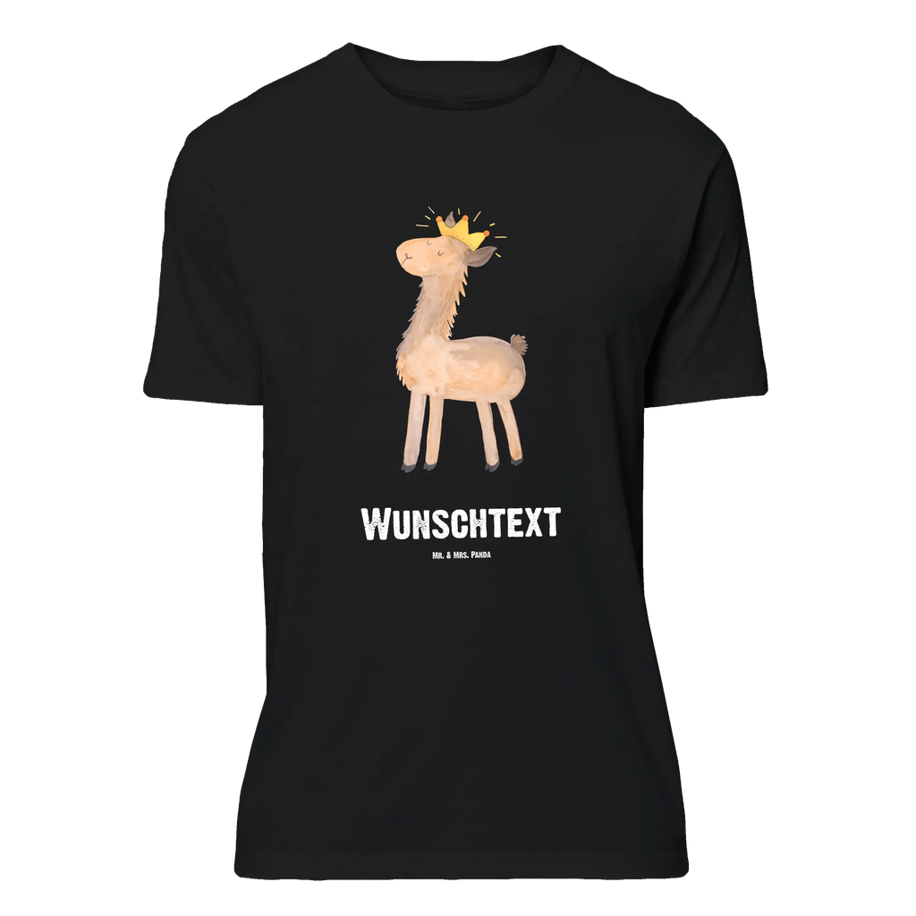 Rozmiar L Personalizowana koszulka lama Król T-Shirt mit Aufruck, T-Shirt mit Namen, Bedrucken, T-Shirt Personalisiert, Wunschtext, Alpaka, Lama, König, Freundin, Vorgesetzter, Abitur, Chef, Büro Kollege, Königin, Kollegin, Abi, Lamas, Mama, Papa