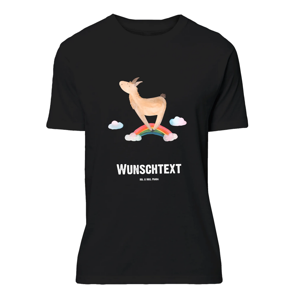 Rozmiar L Personalizowana koszulka lama tęcza T-Shirt mit Aufruck, T-Shirt Personalisiert, Bedrucken, T-Shirt mit Namen, Wunschtext, Alpaka, Lama, Außenseiter, Freiheit, Lamas, Schule, Wolkenland, Haters, Regenbogen, Abi, Haters Gonna Hate, Selbstständig, Hobby