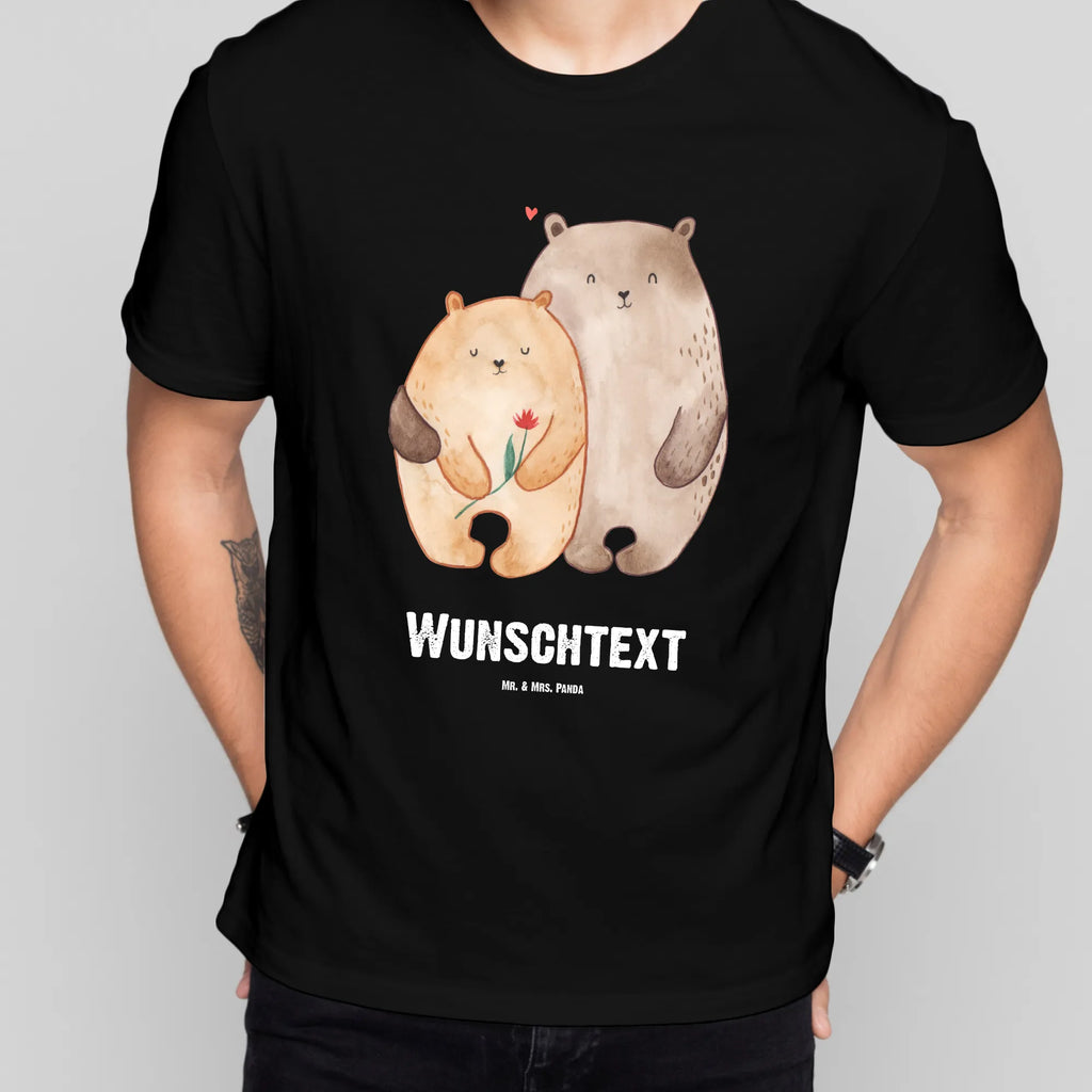 Rozmiar L Personalizowana koszulka Miłość niedźwiedzi Wunschtext, T-Shirt mit Aufruck, T-Shirt mit Namen, T-Shirt Personalisiert, Bedrucken, Freund, Jahrestag, Verlobung, Partner, Ehemann, Ehefrau, Freundin, Liebesgeschenk, Liebe, Heiraten, Heiratsantrag, Hocheitstag, Verheiratet, Bärchen, Bär, Hochzeitstag, Liebesbeweis, Geschenk Freundin, Verlobt, Bären, Geschenk Hochzeit, Geschenk Freund, Verliebt