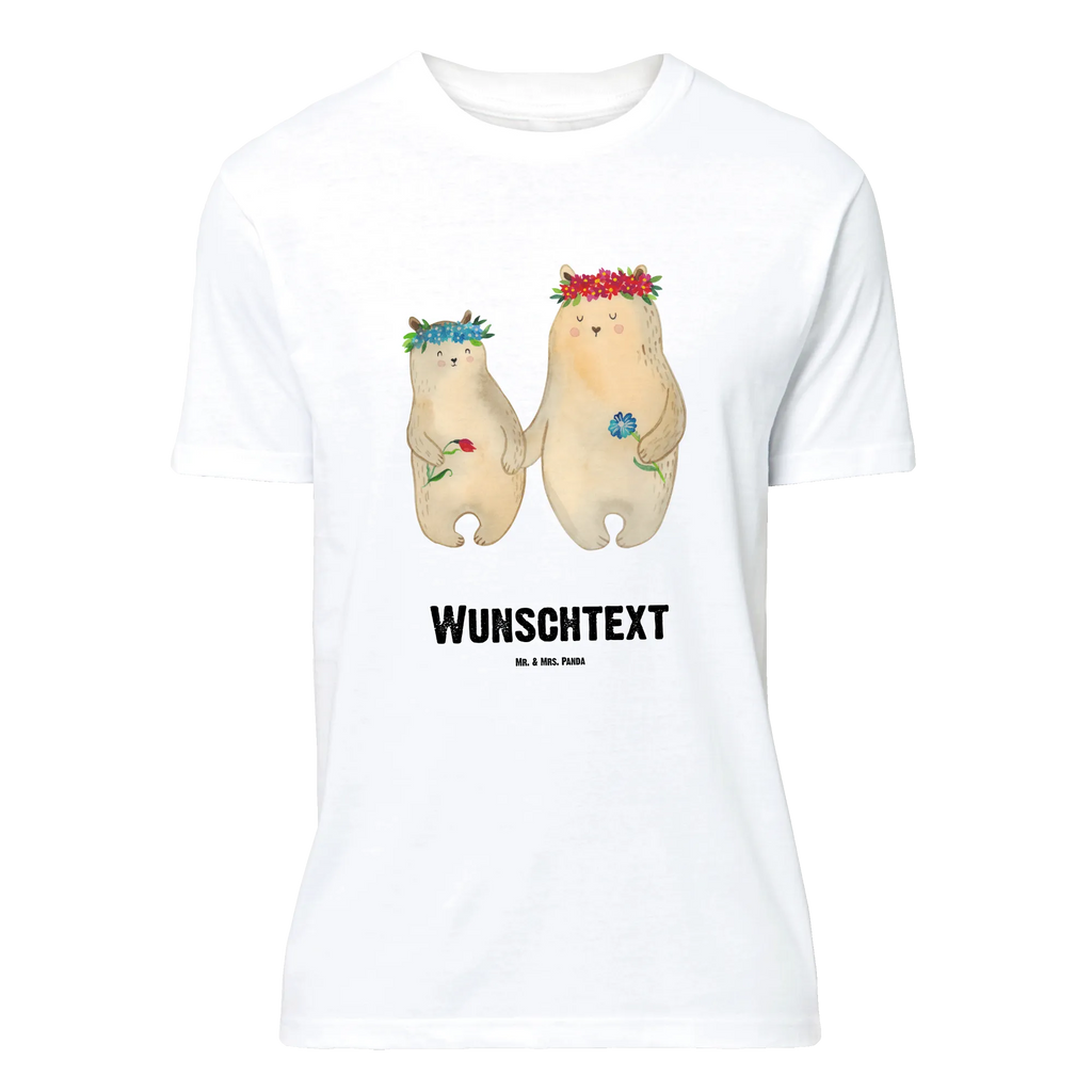 Rozmiar L Personalizowana koszulka Niedźwiedzie z wianuszkiem T-Shirt mit Aufruck, T-Shirt mit Namen, T-Shirt Personalisiert, Frauen, Männer, Familie, Vatertag, Muttertag, Bruder, Schwester, Mama, Papa, Oma, Opa, Vorbild, Kind, Bär, Mutti, Töchter, Geschenk Mama. Muttertag, Lieblingsmensch, Mami, weltbeste Mama, beste Mutter, Mutter, Lieblingsmama, Family, Bären, Kinder, Tochter