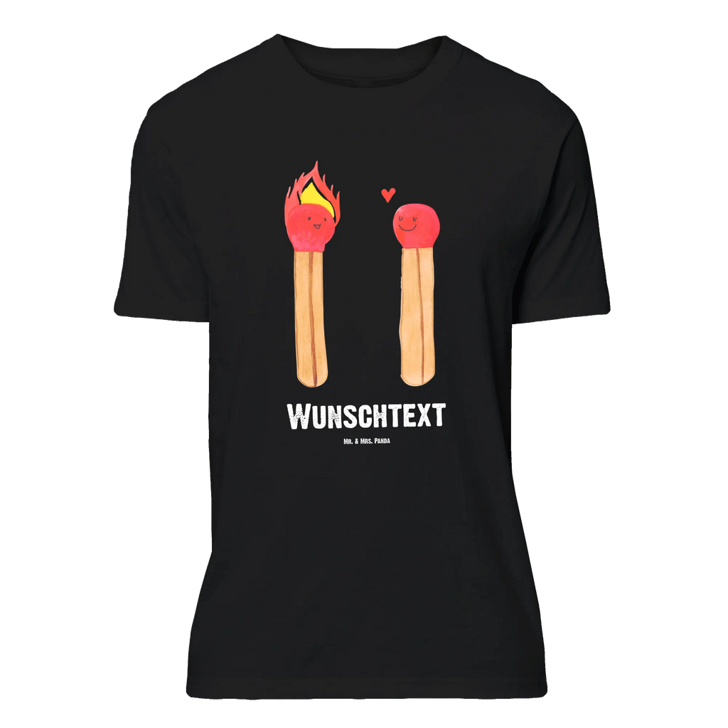 Rozmiar L Personalizowana koszulka Zapałki T-Shirt mit Aufruck, T-Shirt Personalisiert, T-Shirt mit Namen, Bedrucken, Wunschtext, Freund, Jahrestag, Verlobung, Partner, Ehemann, Ehefrau, Freundin, Liebesgeschenk, Liebe, Heiraten, Heiratsantrag, Hocheitstag, Streichhölzer