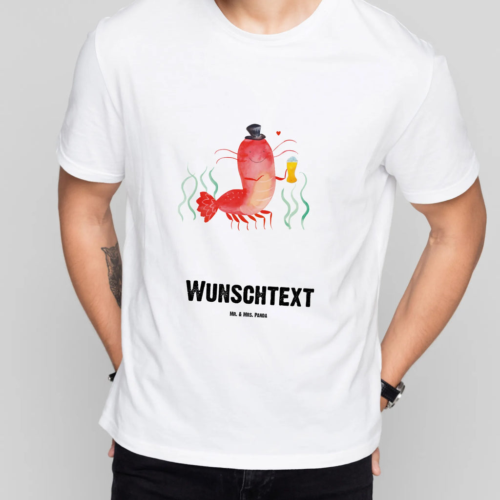 Personalised T-Shirt lobster Wheat T-Shirt Personalisiert, T-Shirt mit Namen, Wunschtext, T-Shirt mit Aufruck, Bedrucken, Meer, Urlaub, Meerestiere, Gasthaus, Männerhaushalt, Garnele, Bier, Junggeselle, Kochen, Wirtschaft, Junggesellin, Garnelen, Bierliebhaber, Kneipe