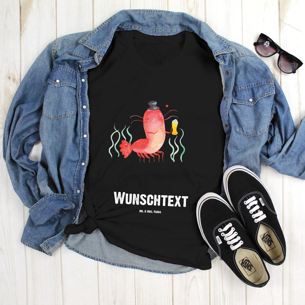 Personalised T-Shirt lobster Wheat T-Shirt Personalisiert, T-Shirt mit Namen, Wunschtext, T-Shirt mit Aufruck, Bedrucken, Meer, Urlaub, Meerestiere, Gasthaus, Männerhaushalt, Garnele, Bier, Junggeselle, Kochen, Wirtschaft, Junggesellin, Garnelen, Bierliebhaber, Kneipe