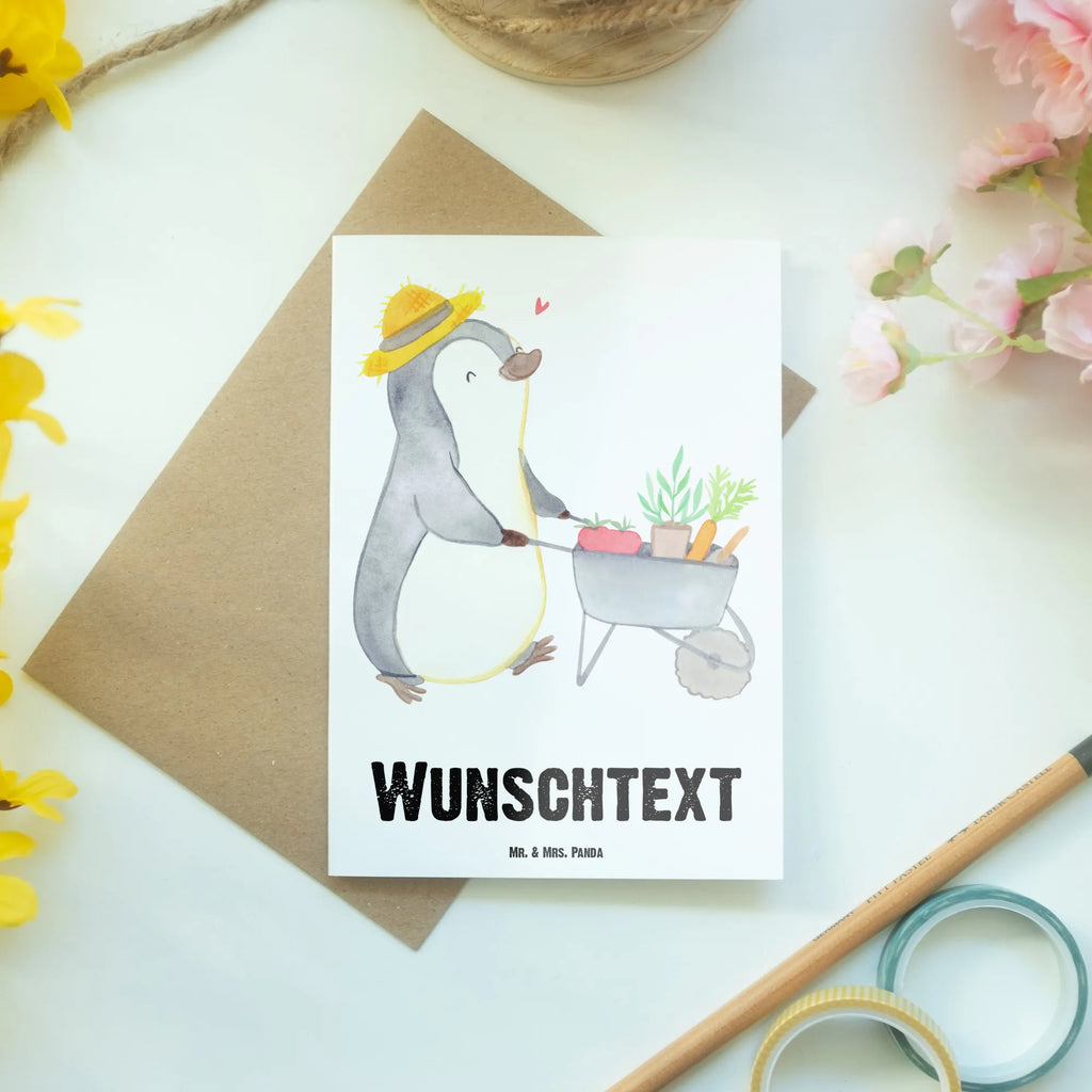 Personalisierte Grußkarte Pinguin Gartenarbeit Personalisiertere Klappkarte, Personalisierte Einladungskarte, Grußkarte mit persönlichen Nachrichten, Grußkarten personalisiert, Personalisierte Hochzeitskarte, Personalisierte Grußkarte, Personalisierte Glückwunschkarte, Grußkarte mit Namen, Grußkarte als Geldgeschenk, Personalisierte Karte, Grußkarte selber drucken, Personalisierte Geburtstagskarte, Grußkarte selbst gestalten, Geschenk, Sport, Sportart, Hobby, Schenken, Danke, Dankeschön, Auszeichnung, Gewinn, Sportler, Gartenarbeit, Gartenpflege, Urban gardening, Gärtnern