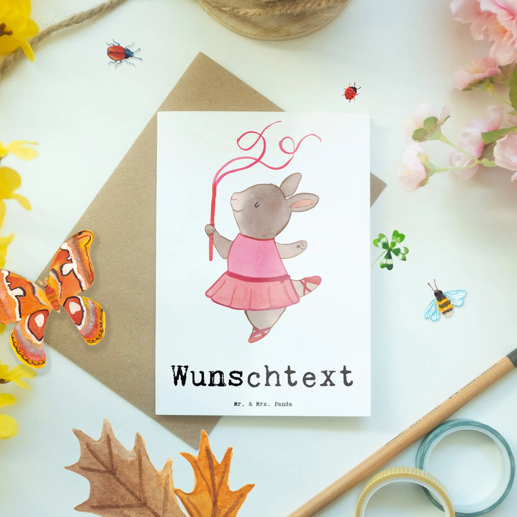 Personalised greetings card Ballet dancer heart gift, gift idea, best, farewell gift, passing exam, anniversary, retirement, promotion, job start, sayings, funny, profession