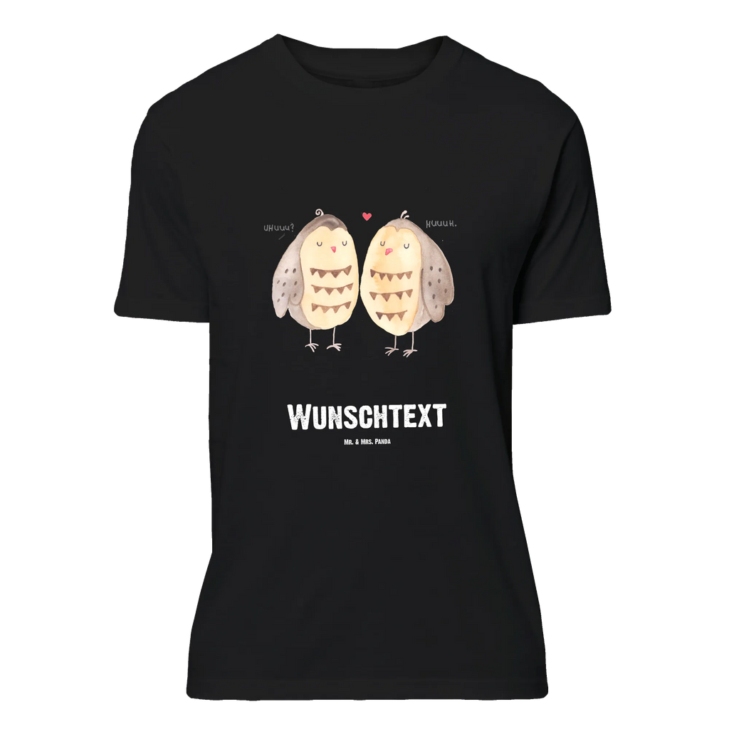 Personalised T-Shirt owls Love T-Shirt mit Namen, T-Shirt mit Aufruck, Wunschtext, T-Shirt Personalisiert, Bedrucken, Eule, Freundin Geschenk, All You Need Is Love, Freund, Hochzeit Spruch, Liebe Spruch, Owl, Eule Deko, Wortspiel Lustig, Liebe