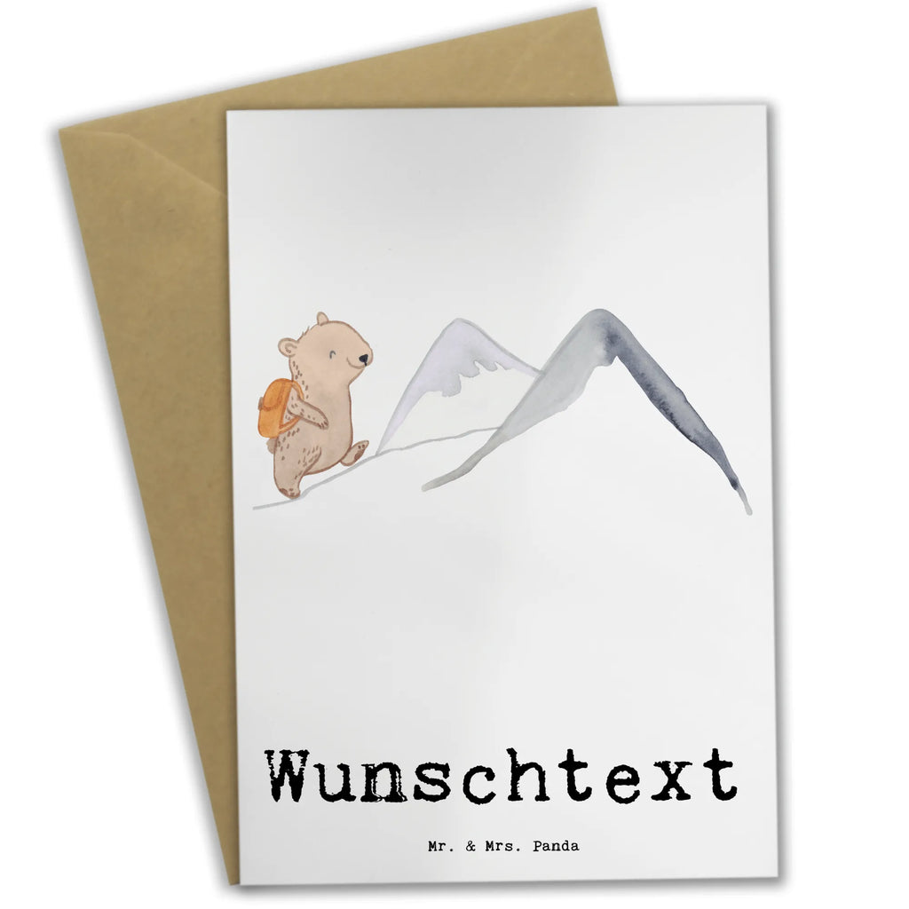 Spersonalizowana kartka z życzeniami niedźwiedź Wspinaczka Prezent, Sport, Dyscyplina sportowa, Hobby, Darować, Dziękuję, Dzięki, Wyróżnienie, Wygrana, Sportowiec