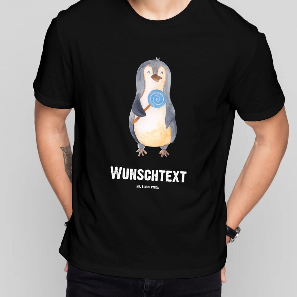 Rozmiar L Personalizowana koszulka pingwin lizak Bedrucken, Wunschtext, T-Shirt mit Namen, T-Shirt Personalisiert, T-Shirt mit Aufruck, Pinguin, Pinguine, Süßigkeiten, Lolli, Rabauke, Spruch, Ganove, Blödsinn, Gauner, Rebell