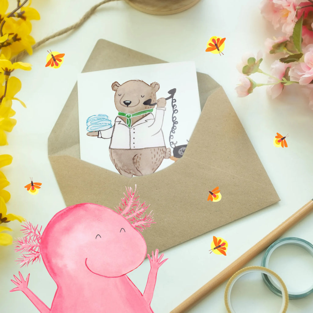 Personalised greetings card Hotel professional Heart gift, gift idea, best, farewell gift, passing exam, anniversary, retirement, promotion, job start, sayings, funny, profession