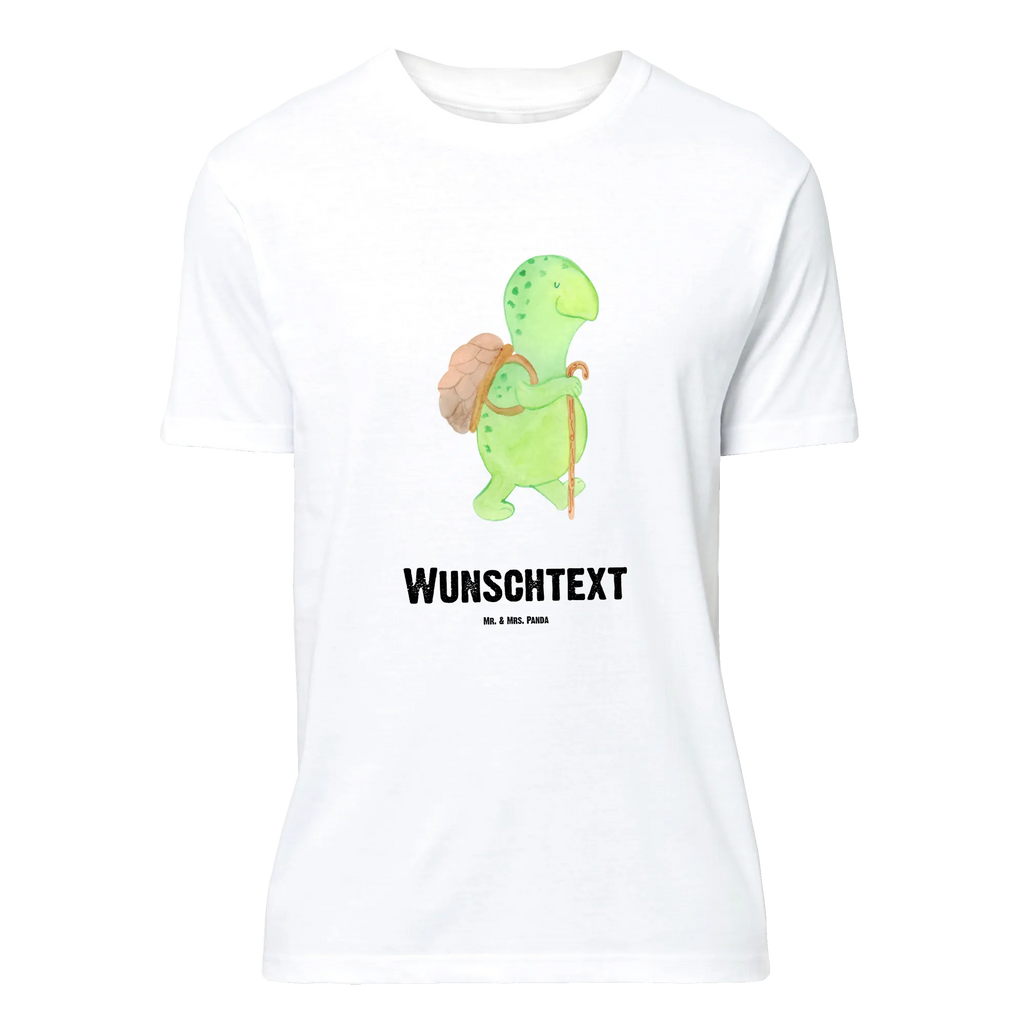 Rozmiar L Personalizowana koszulka żółw Wędrowiec T-Shirt mit Namen, Wunschtext, T-Shirt mit Aufruck, T-Shirt Personalisiert, Bedrucken, Schildkröte, Schildkröten, Motivation, Neuanfang, Motivationsspruch, Motivationssprüche