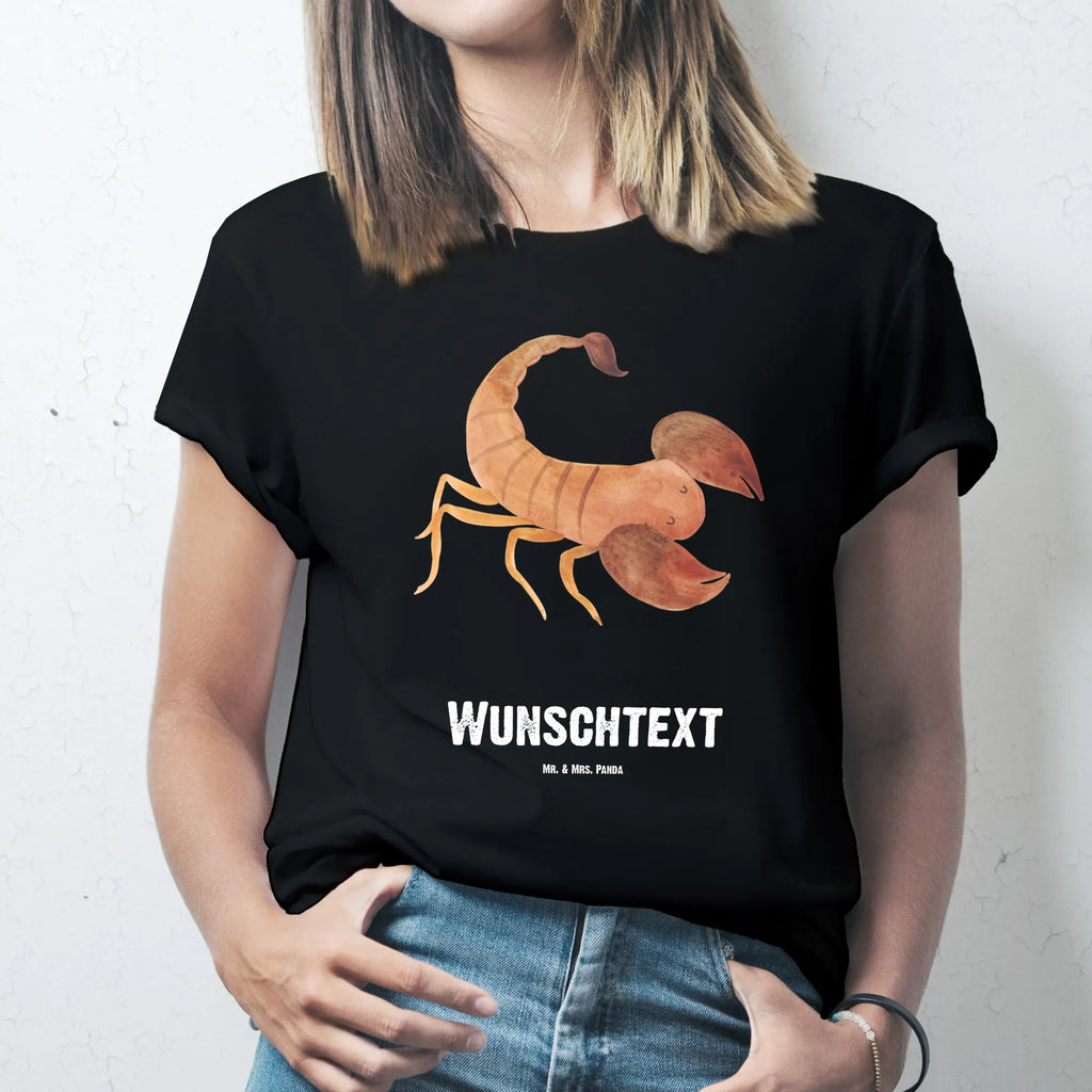 Rozmiar L Personalizowana koszulka znak zodiaku Skorpion T-Shirt mit Aufruck, T-Shirt mit Namen, Wunschtext, Bedrucken, T-Shirt Personalisiert, Tierkreiszeichen, Horoskop, Astrologie, Aszendent, Sternzeichen, Skorpion Sternzeichen, Skorpione, Geschenk Oktober, Geburtstag Oktober, Skorpion Geschenk, Geschenk November, Geburtstag November