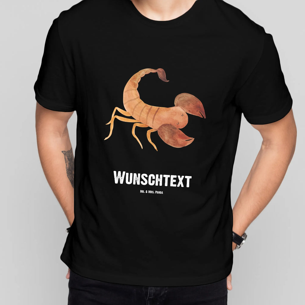 Rozmiar L Personalizowana koszulka znak zodiaku Skorpion T-Shirt mit Aufruck, T-Shirt mit Namen, Wunschtext, Bedrucken, T-Shirt Personalisiert, Tierkreiszeichen, Horoskop, Astrologie, Aszendent, Sternzeichen, Skorpion Sternzeichen, Skorpione, Geschenk Oktober, Geburtstag Oktober, Skorpion Geschenk, Geschenk November, Geburtstag November