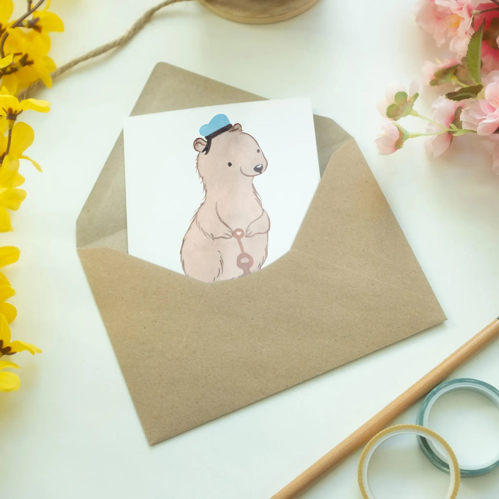 Personalised greetings card sailor Heart gift, gift idea, best, farewell gift, passing exam, anniversary, retirement, promotion, job start, sayings, funny, profession