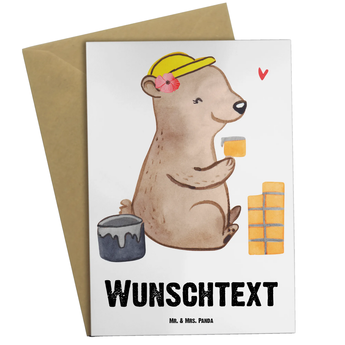 Personalisierte Grußkarte Maurerin Herz Personalisierte Karte, individuelle grußkarte, grußkarte personalisiert, Personalisierte Klappkarte, Grußkarten Personalisiert, Grußkarte personalisierbar, Personalisierte Grußkarte, Geschenk, Schenken, Jubiläum, Danke, Dankeschön, Beruf, Ausbildung, Abschied, Rente, Kollege, Kollegin, Arbeitskollege, Mitarbeiter, Firma, Maurerbetrieb, Maurermeisterin, Handwerkerin, Maurerin, Gesellenprüfung