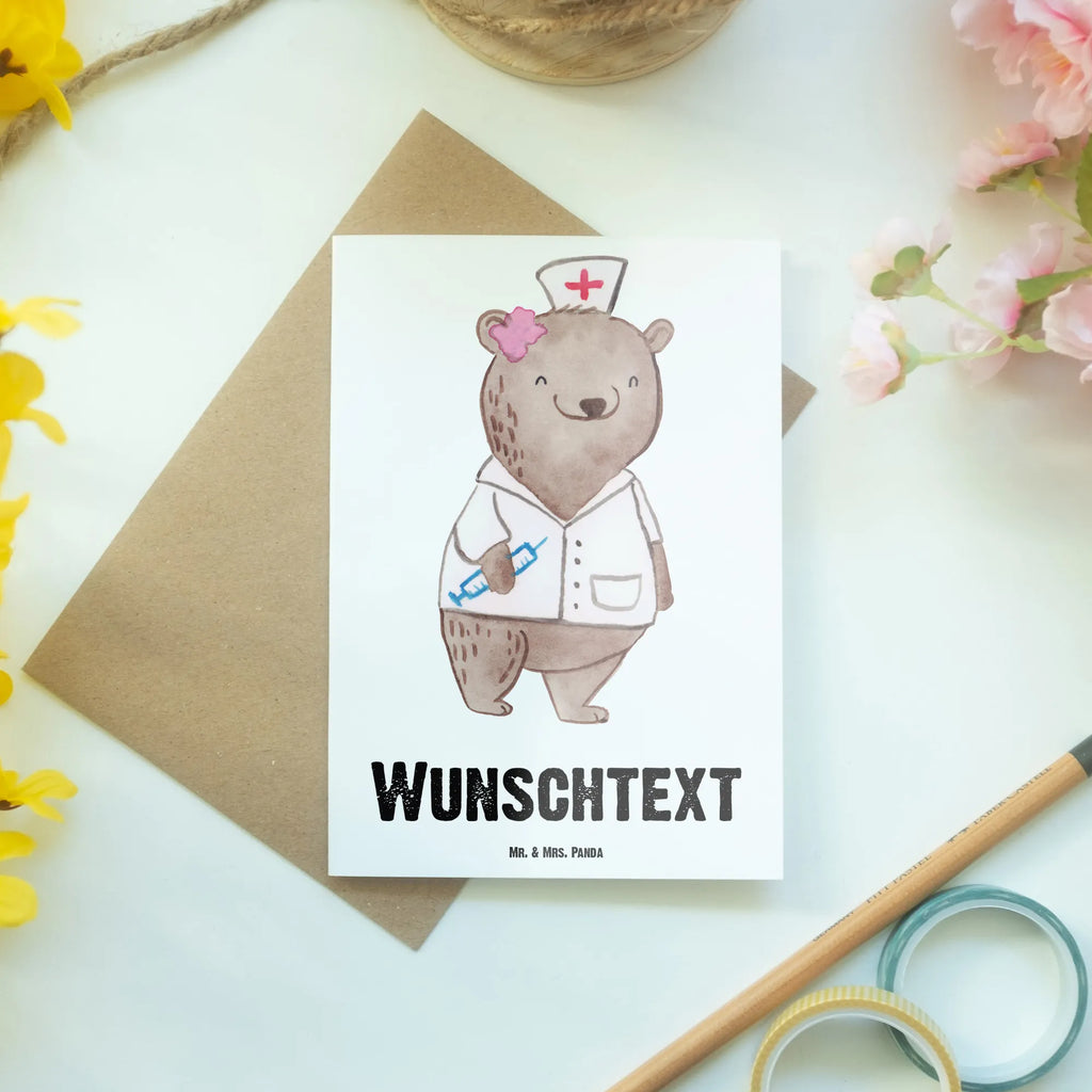 Personalised greetings card Medical Assistant heart gift, gift idea, best, farewell gift, passing exam, anniversary, retirement, promotion, job start, sayings, funny, profession