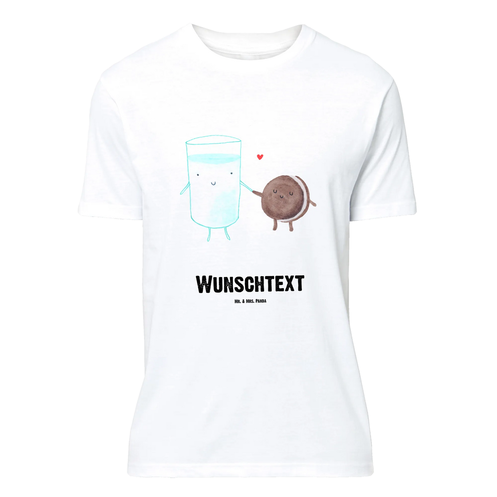 Rozmiar L Personalizowana koszulka mleko ciastko Wunschtext, Bedrucken, T-Shirt Personalisiert, T-Shirt mit Aufruck, T-Shirt mit Namen, Lustige Sprüche, Gute Laune, Tiere, Tiermotive, Kaffee, Cookie, Romantisch, Keks, Milk, Motiv Süß, Einladung Frühstück, Milch, Perfektes Paar, Kekse
