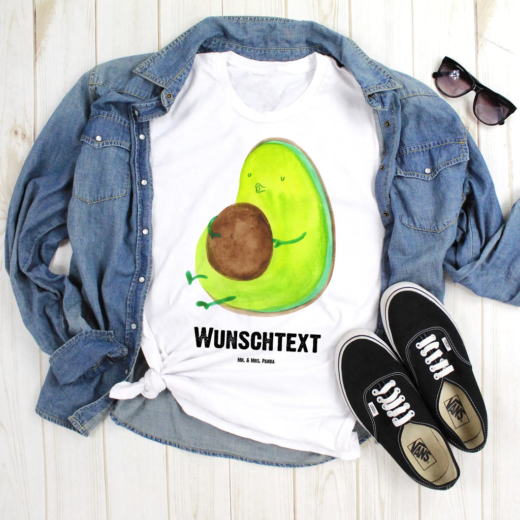 Personalisiertes T-Shirt Avocado pfeift T-Shirt mit Namen, T-Shirt mit Aufruck, Wunschtext, T-Shirt Personalisiert, Bedrucken, Veggie, Vegan, Avocado, Gesund, Diät, Ernährung, Abnehmen, dick sein