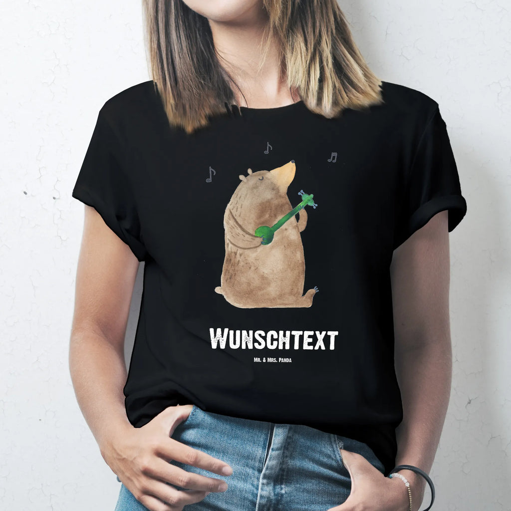 Rozmiar L Personalizowana koszulka niedźwiedź piosenka T-Shirt mit Aufruck, T-Shirt mit Namen, Bedrucken, T-Shirt Personalisiert, Wunschtext, Teddybär, Teddy, Bär, Partner, Freundin, Spruch, Song, Geschenk, Liebeslied, Frau, Valentinstag, Bear, Liebe, Valentine, Herz, Bärchen, Lied