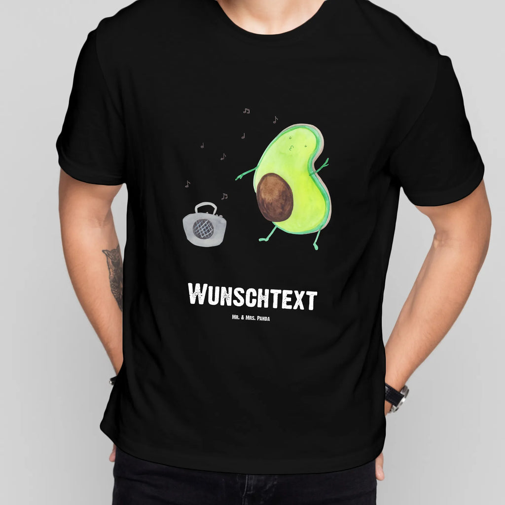 Rozmiar L Personalizowana koszulka Awokado tańczyć T-Shirt mit Namen, Bedrucken, Wunschtext, T-Shirt mit Aufruck, T-Shirt Personalisiert, Veggie, Vegan, Avocado, Gesund