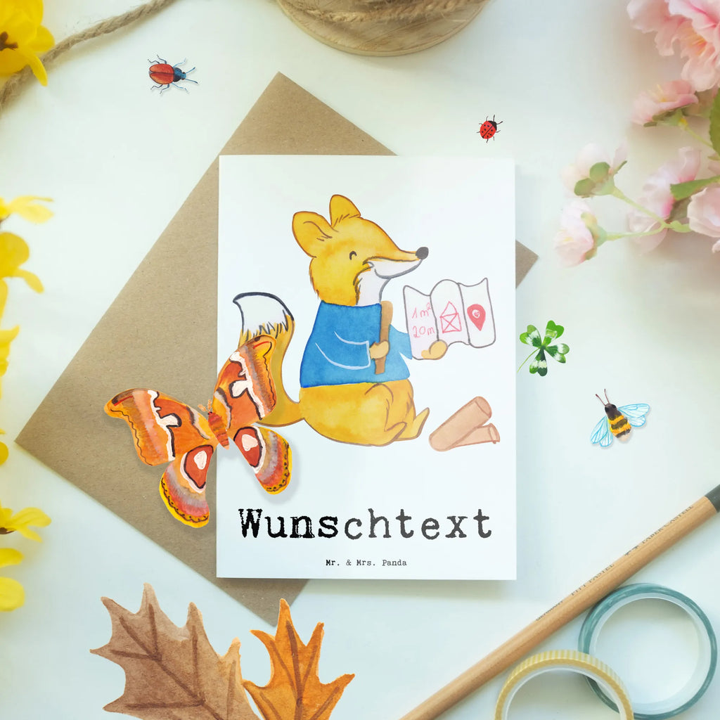 Personalised greetings card Architect Heart gift, gift idea, best, farewell gift, passing exam, anniversary, retirement, promotion, job start, sayings, funny, profession