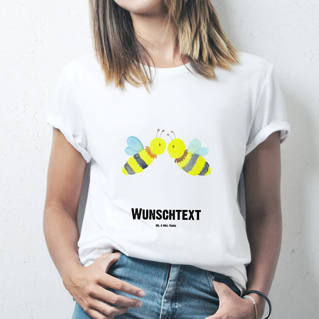 Personalisiertes T-Shirt Biene Liebe T-Shirt mit Aufruck, Bedrucken, T-Shirt Personalisiert, T-Shirt mit Namen, Wunschtext, Hummel, Biene, Wespe