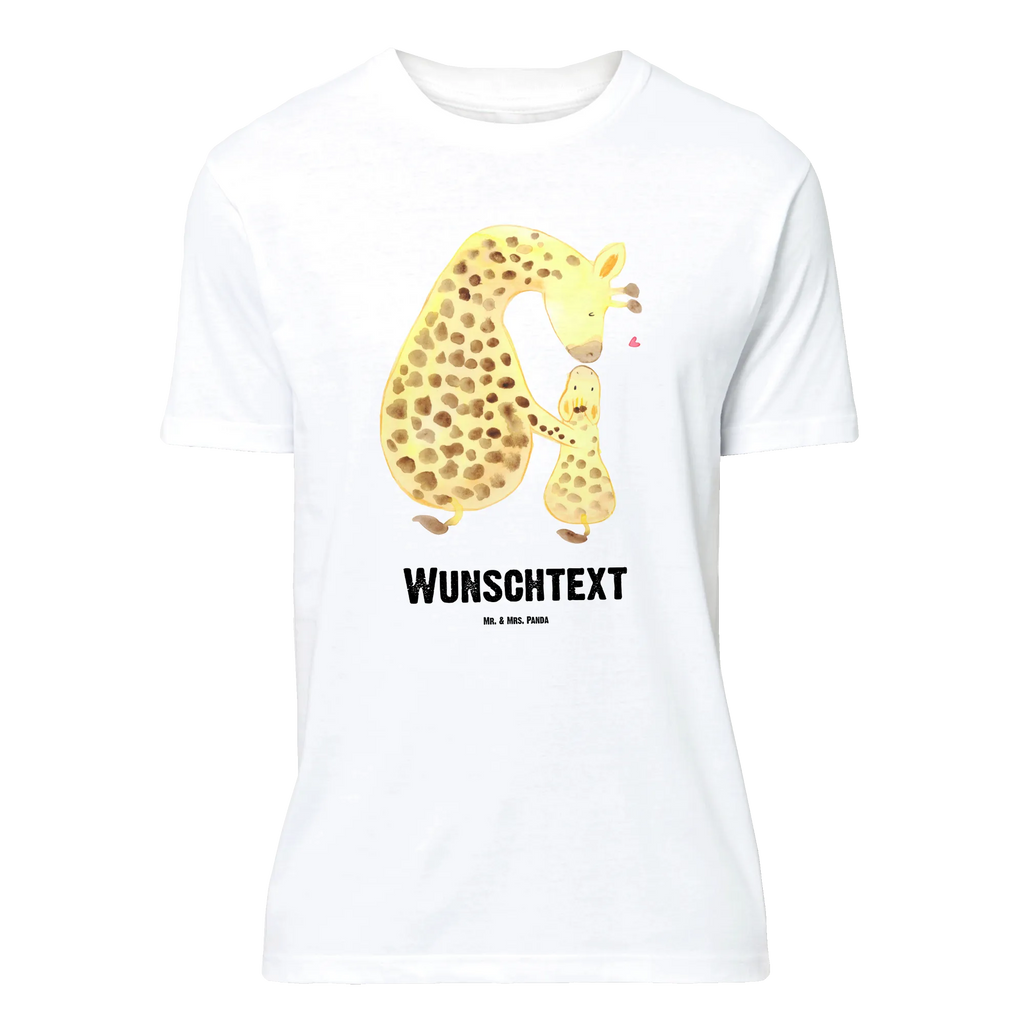 Rozmiar L Personalizowana koszulka żyrafa dziecko T-Shirt mit Namen, Bedrucken, Wunschtext, T-Shirt Personalisiert, T-Shirt mit Aufruck, Wildtiere, Afrika, Giraffe, Mama, Sohn, Kind, Tochter, Lieblingsmensch, Mutter