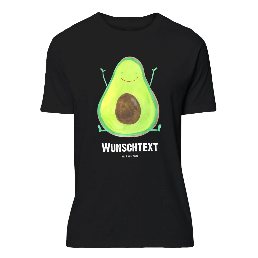 Personalised T-Shirt avocado Happy T-Shirt Personalisiert, Wunschtext, Bedrucken, T-Shirt mit Namen, T-Shirt mit Aufruck, Veggie, Vegan, Avocado, Gesund, Chaos