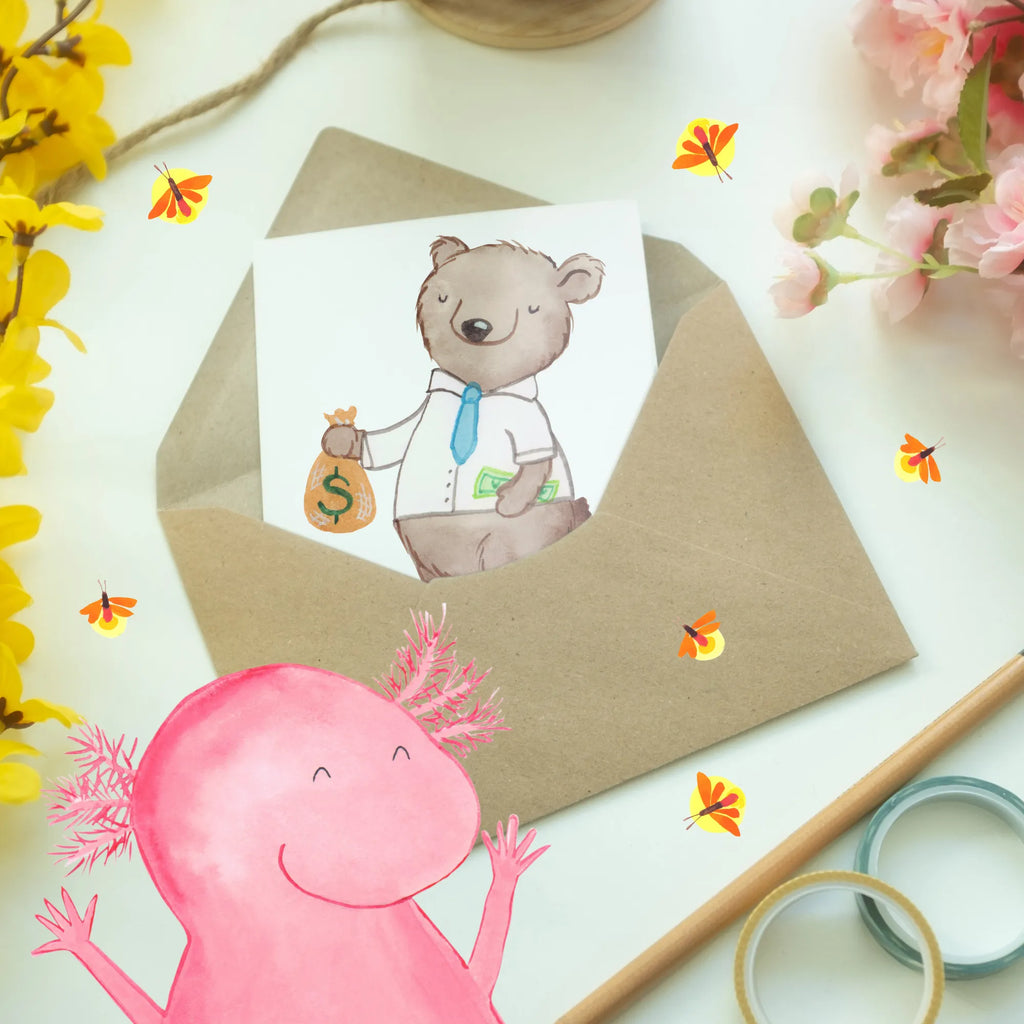 Personalised greetings card banker heart gift, gift idea, best, farewell gift, passing exam, anniversary, retirement, promotion, job start, sayings, funny, profession