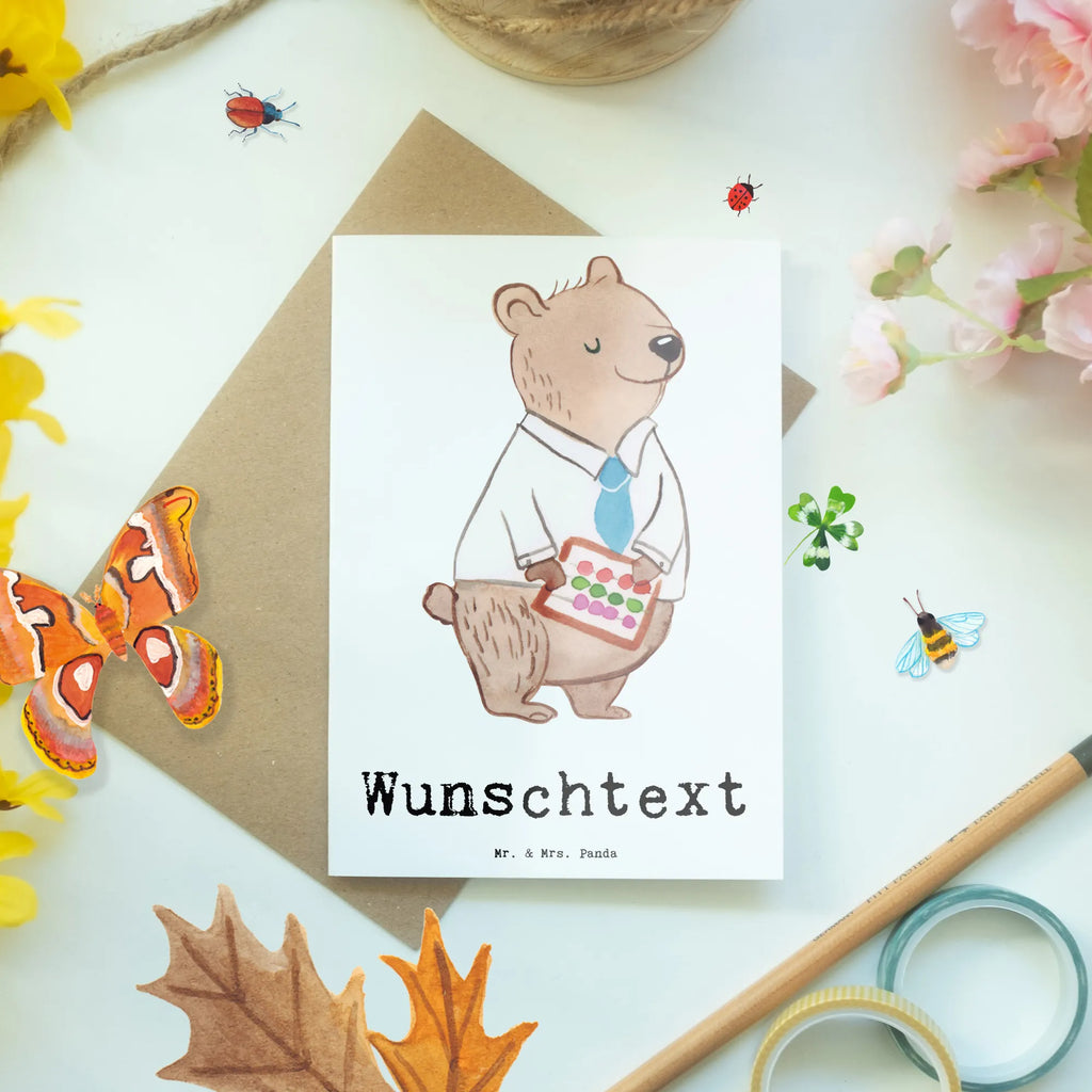 Personalised greetings card bank employee heart gift, gift idea, best, farewell gift, passing exam, anniversary, retirement, promotion, job start, sayings, funny, profession