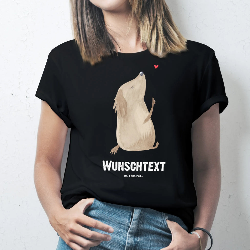 Rozmiar L Personalizowana koszulka Pies miłość Bedrucken, T-Shirt mit Aufruck, Wunschtext, T-Shirt Personalisiert, T-Shirt mit Namen, Hundemotiv, Hund, Sprüche, Hunderasse, Hundebesitzer, Haustier, Tierliebhaber, Hunde, Hundeliebe, Frauchen, Liebe, Hundeglück