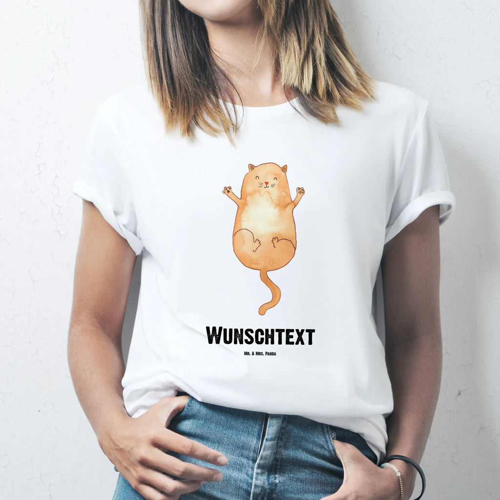 Personalised T-Shirt Cat Embrace T-Shirt Personalisiert, T-Shirt mit Aufruck, Bedrucken, T-Shirt mit Namen, Wunschtext, Katzenmotiv, Katzenliebhaber, Katzenprodukte, Katze, Katzenmotive, Katzensouvenirs, Katzenfan, Katzenaccessoires, Katzendeko, Katzenartikel, Katzenfreund, Katzenliebhaberprodukte, Cats, Katzen, Familie, Beste Freunde, Katzenbesitzerin, Katzenhalter, Kater, Haustier, Cat, Liebe, Freunde, Mietze, Katzenliebe, Freundin