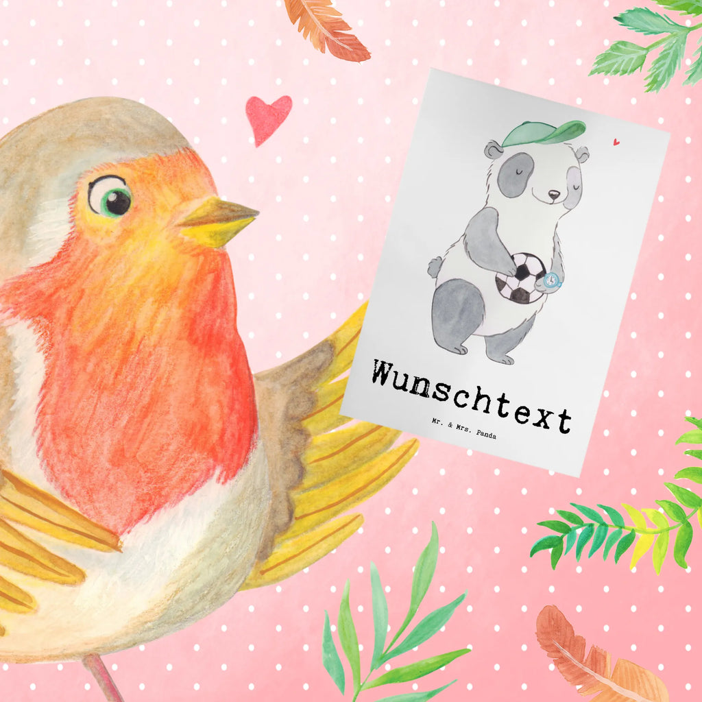 Personalised greetings card soccer coach heart gift, gift idea, best, farewell gift, passing exam, anniversary, retirement, promotion, job start, sayings, funny, profession