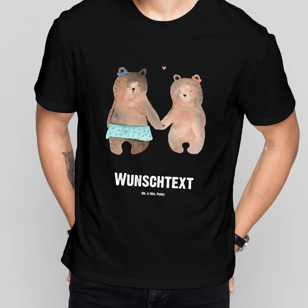 Personalisiertes T-Shirt Bär Freundin Wunschtext, T-Shirt Personalisiert, T-Shirt mit Namen, T-Shirt mit Aufruck, Bedrucken, Teddybär, Teddy, Bär, Bär Freundin Beste Freund Liebe Liebesbeweis Verliebt Kumpel Kumpeliene