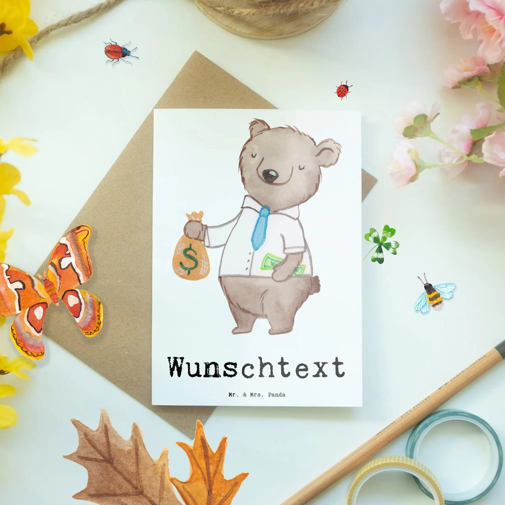 Personalised greetings card Treasurer heart gift, gift idea, best, farewell gift, passing exam, anniversary, retirement, promotion, job start, sayings, funny, profession