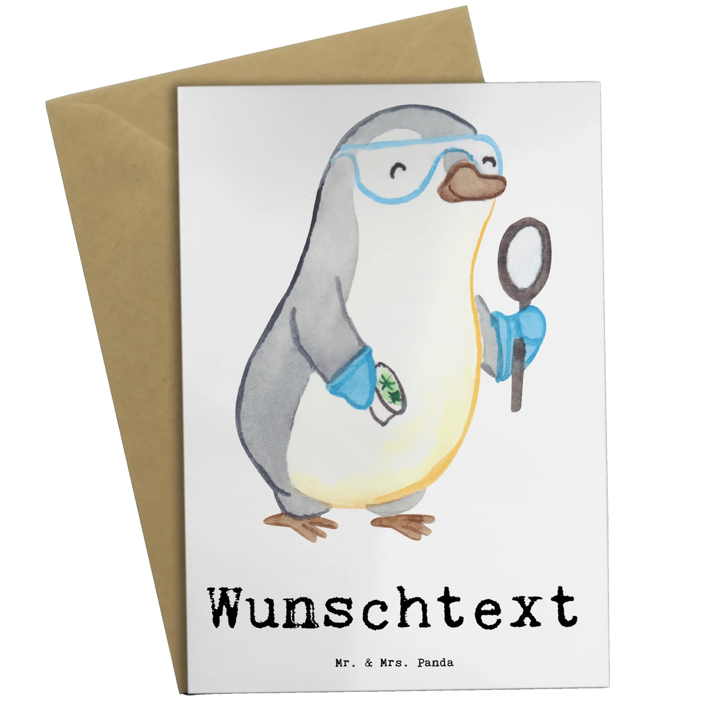 Personalised greetings card Microbiologist heart gift, gift idea, best, farewell gift, passing exam, anniversary, retirement, promotion, job start, sayings, funny, profession