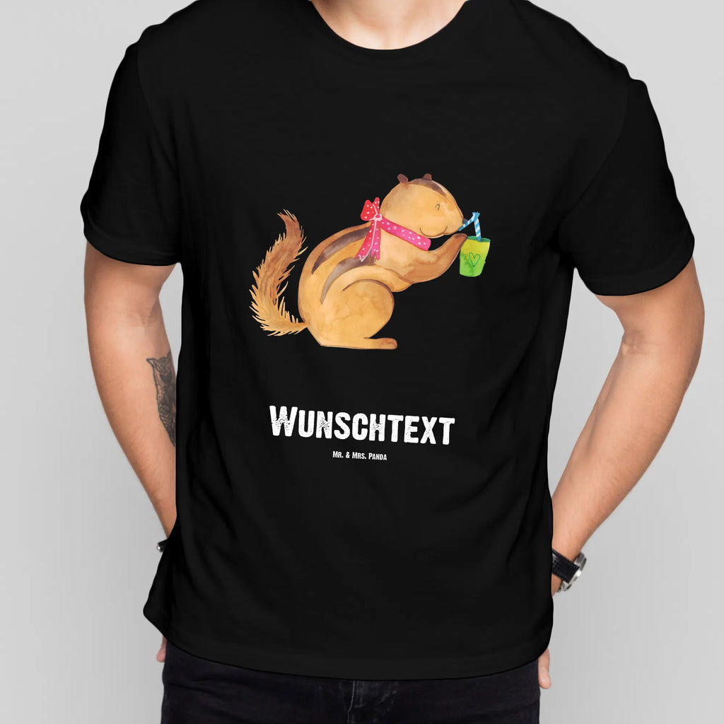 Personalised T-Shirt Squirrel smoothies Wunschtext, T-Shirt mit Aufruck, T-Shirt Personalisiert, Bedrucken, T-Shirt mit Namen, Gute Laune, Lustige Sprüche, Tiere, Tiermotive, Green Smoothies, Streifenhörnchen, Abnehmen, Diät, Eichhörnchen