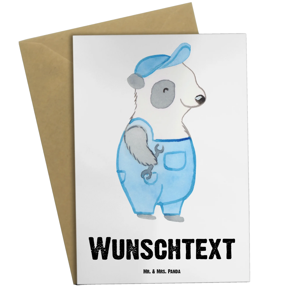 Personalised greetings card Mechatronics Technician for Refrigeration Technology heart gift, gift idea, best, farewell gift, passing exam, anniversary, retirement, promotion, job start, sayings, funny, profession